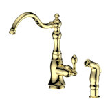 Rembrandt Single Handle Kitchen Faucet with Accessories