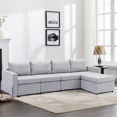 Havala Upholstered L-Shaped Sectional Reversible