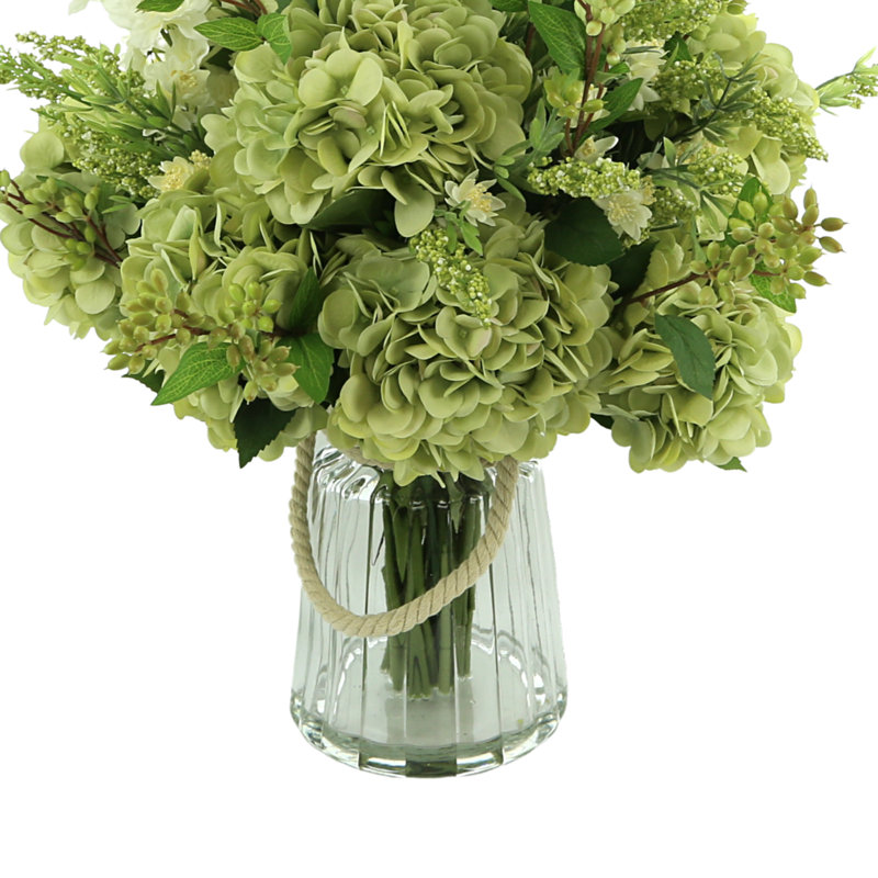 Hydrangea Floral Arrangement in Vase
