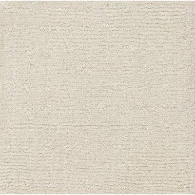 Crowe Light Beige Hand-Loomed Wool Rug