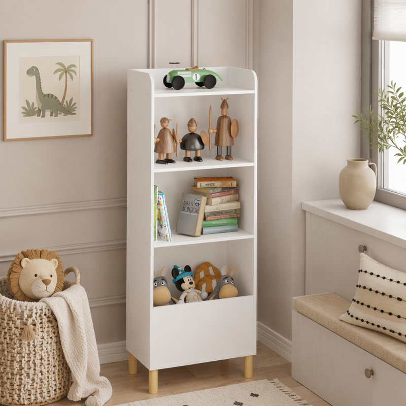 Bibliothèque pour enfants à 4 niveaux