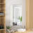 Cormarion Surface Mount Frameless Medicine Cabinet with Mirror and 2 Shelves and LED ligthing-48968521-49736687