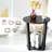 17 Stories 2-Tier Round End Table with Shelf and Metal Frame-890668915