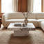 Table basse moderne avec un design texturé élégant-491887712