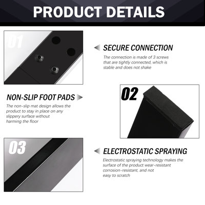 Melachi 28'' H Desk Leg