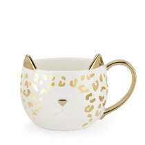 Pinky Up Delia Good Morning Gorgeous Ceramic Tea Mug and Infuser, Loose  Leaf Tea Accessories, Travel Tea Cup, 18 oz Capacity 
