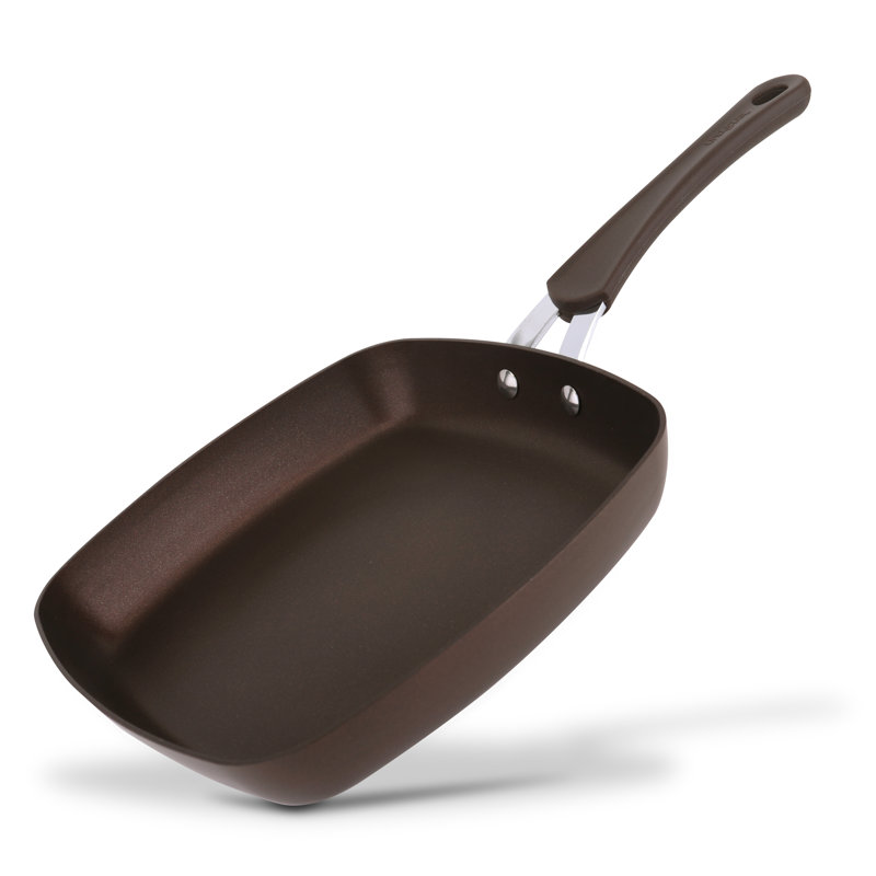 Gril et plaque chauffante antiadhésive en aluminium 9,45 po Nutrichef