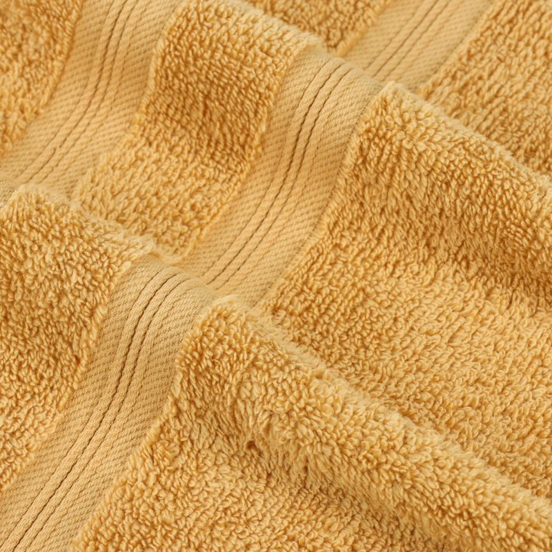  Essuie-mains en coton Smart Quick-Dry Zero Twist, ensemble de 6, Or