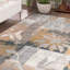 Tapis à motif floral patchwork géométrique 5 pi x 8 pi Aracelie-1491489261