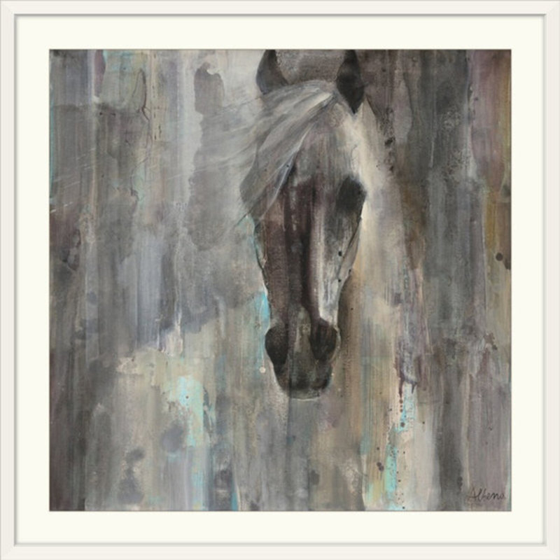 «Braylock Shadow», Albena Hristova, reproduction d'art, H 38 po x l 38 po, Impression encadrée, Blanc