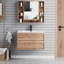 30" Wall mounted Bathroom Vanity Floating Cabinet Base Only, Sink Not Included