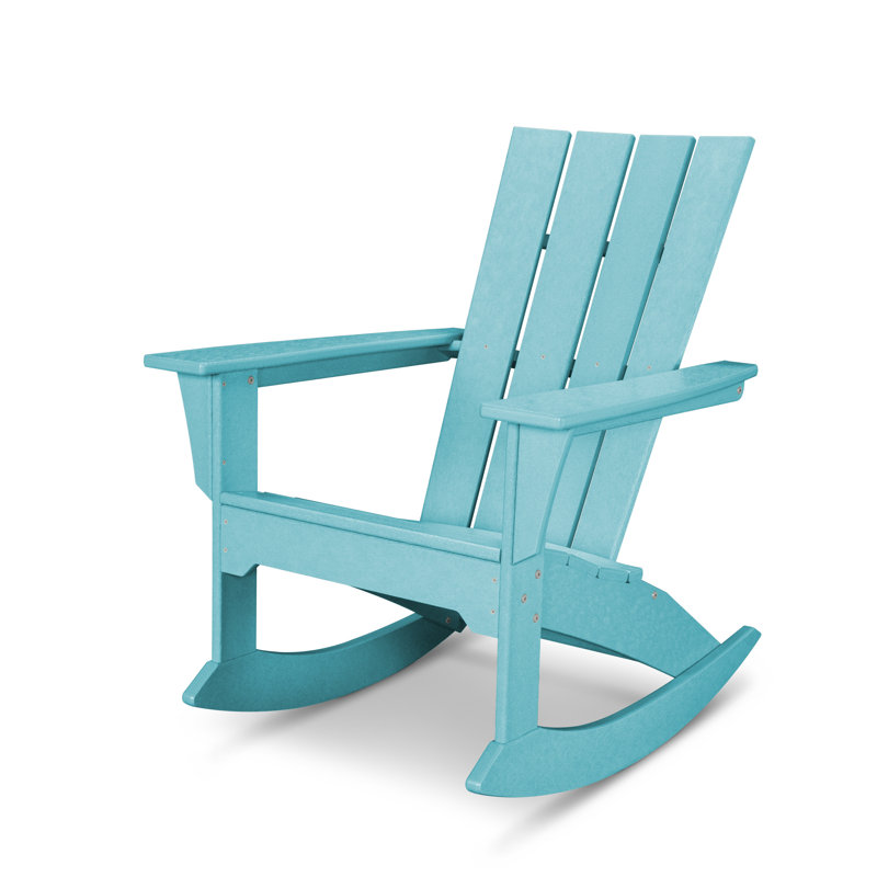 Chaise berçante POLYWOOD Quattro Adirondack, Aruba