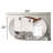 Large Oval Bathroom Storage Cabinet With Mirror - 60'' Pre-Assemble White Color Medicine Cabinet-1680363046