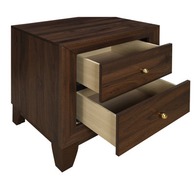 2-drawer Nightstand Bedside Table