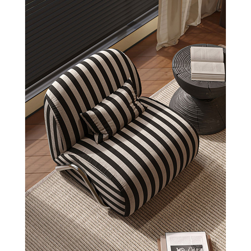Méridienne décontractée en velours côtelé de style moderne, convenant au salon et à la chambre à coucher