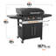Blackstone Patio Series 3-Burner 28" XL Propane Griddle with Cabinet