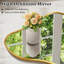 Miroir mural de luxe asymétrique, miroir de meuble-lavabo irrégulier avec cadre en aluminium-1284506066-1284506071