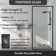 34 In. W X 72 In. H Fixed Framed Shower Door In Matte Black Finish With Clear Glass