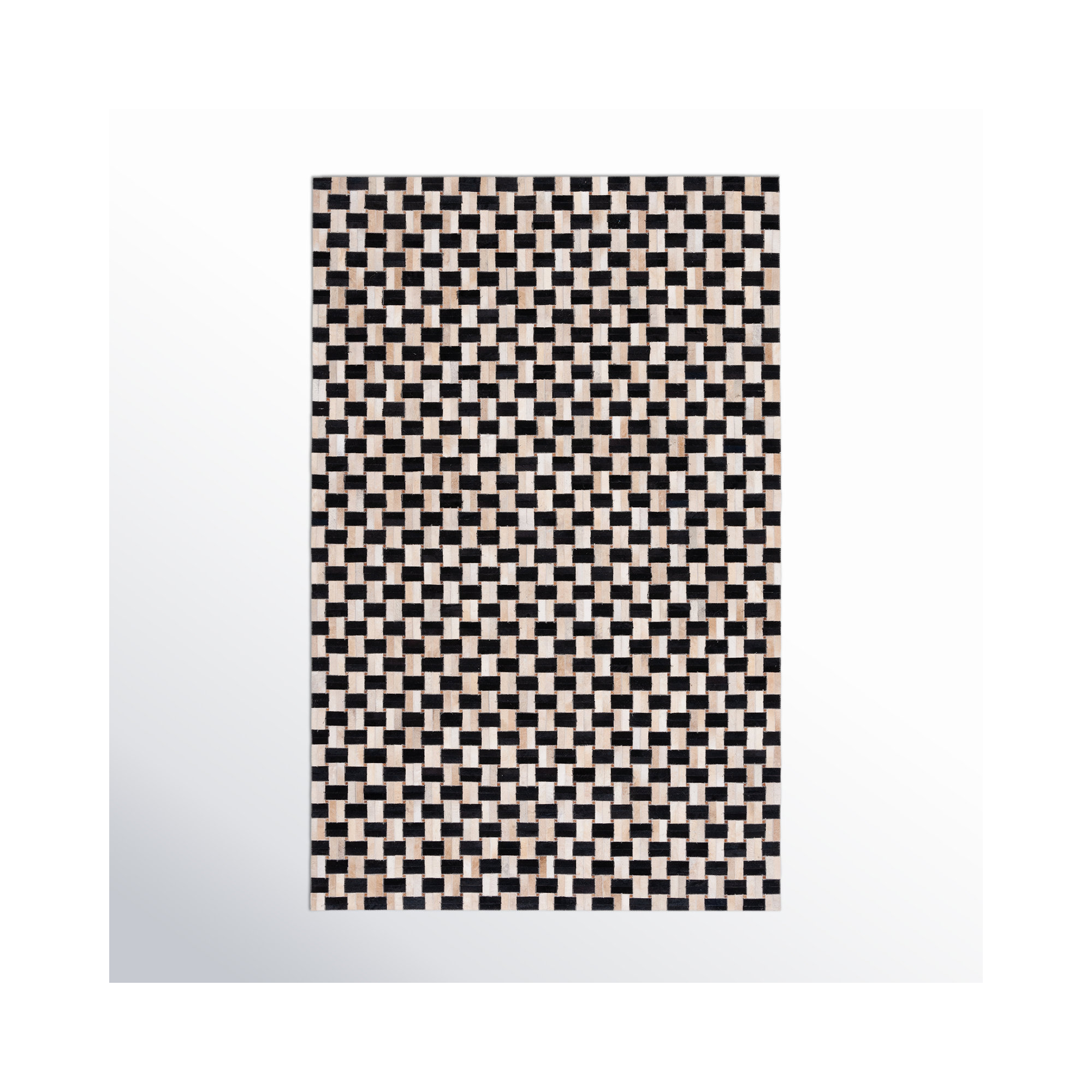 Mahsa Cowhide Rug, Rectangle 8' x 10'