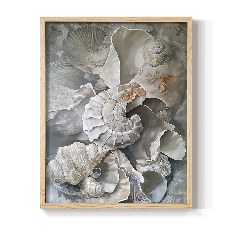 NAUTICAL Series CCXCVI, reproduction encadrée - bois massif, Naturel, H 11 po x l 9 po