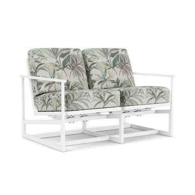 Outdoor Summit Rocker Bench with Cushions
