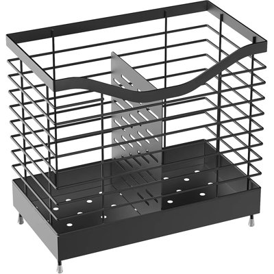 2-grid Kitchen Utensil Holder Countertop Organizer