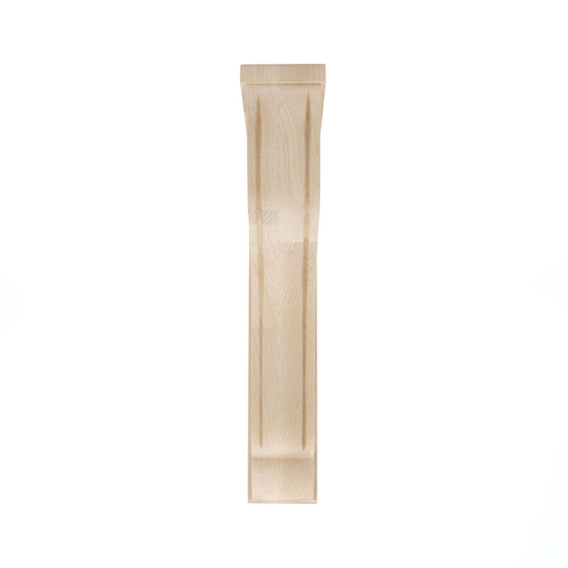 Unfinished Maple Wood Paintable/Stainable Corbel Set