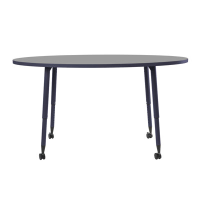 Table d'activité thermofusionnée 30 x 60 avec pieds fuselés réglables Adapte