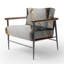 Crillon - Fauteuil d'appoint rembourré en marbre-401567491