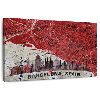 Carte de la ville de Aliaz, Barcelone
