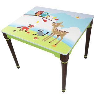 Enchanted Woodland Kids Rectangular Play Or Activity Table