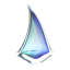 Murano Glass Design Sailboat-1529283426