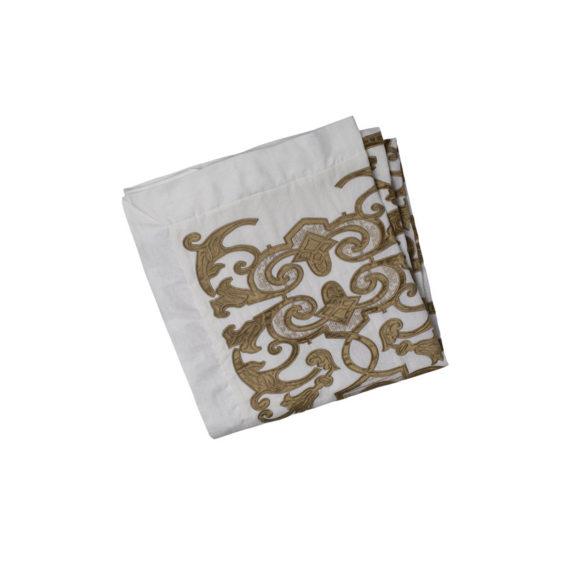 Mozart Throw Blanket, 24" x 98", Straw