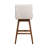 Araf Modern Swivel Counter or Bar Height Bar Stool in Fabric and Oak Wood Finish-213874949-213874946-213874944