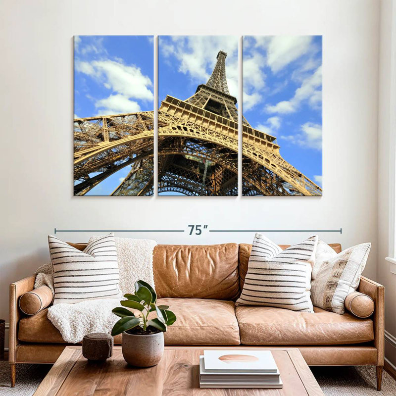 Lilie Towering Eiffel Tower Paris, 42" H x 65" W