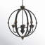 6 - Light Candle Style Globe Chandelier-1718875172