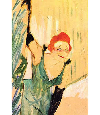 " Yvette Guilbert Greets The Audience " by Henri De Toulouse-Lautrec