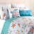 St. Kitts Standard Cotton Coastal Beach Turtle Reversible Quilt Set-1916994632