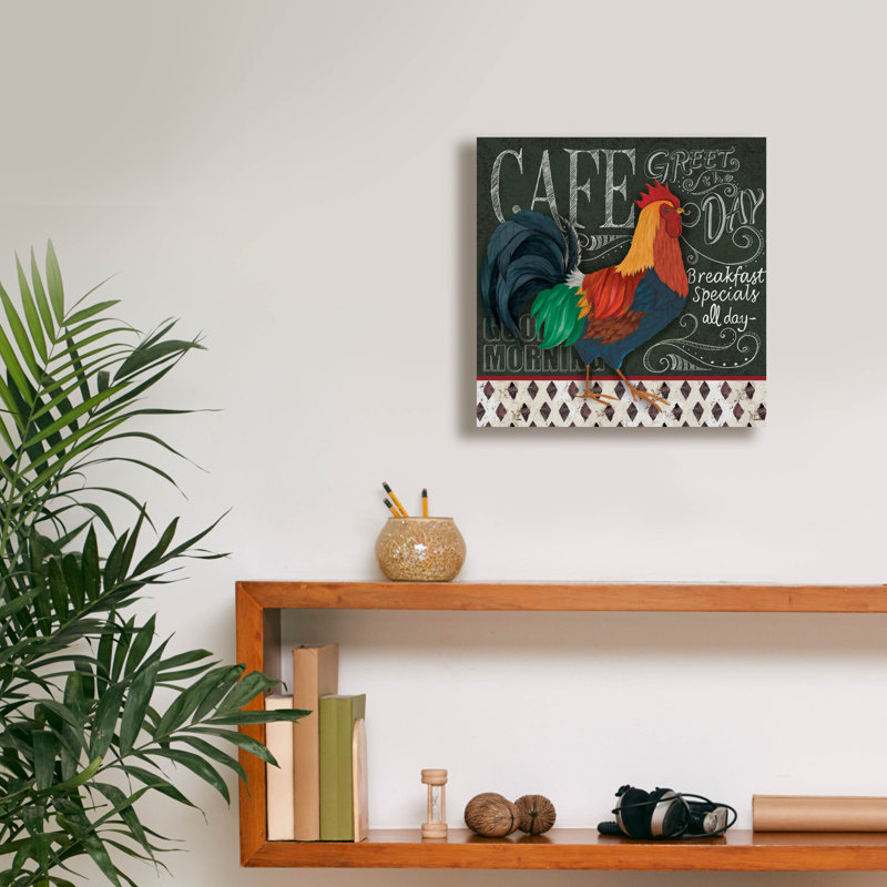 «Breakfast Special» par Fiona Stokes-Gilbert, art mural sur toile, H 12 po x l 12 po