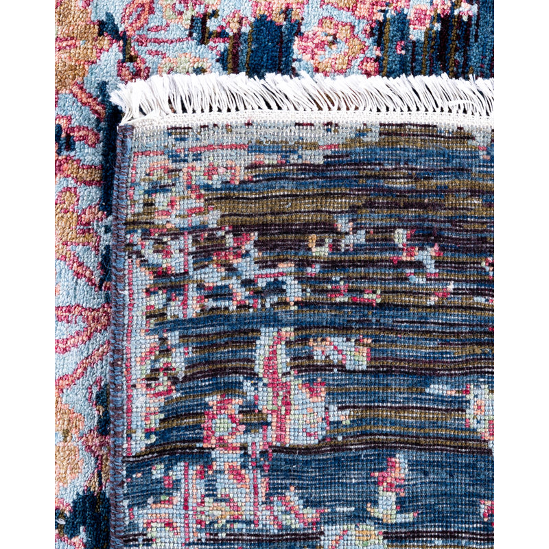 Overdyed One-of-a-Kind 8' 1" X 9' 10" Hand Knotted Area Rug