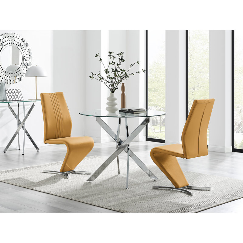 Chowchilla 2 - Person Dining Set, Mustard
