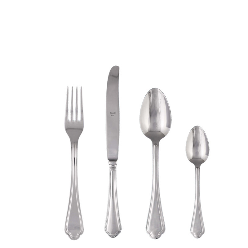 Ensemble de couverts Leonardo - 24 pièces - Acier inoxydable