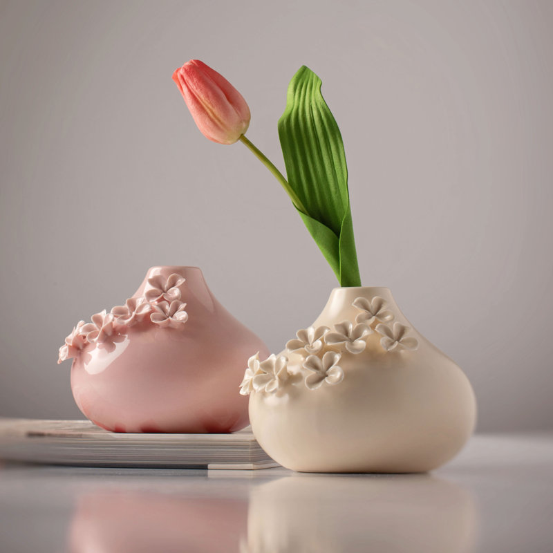 Vase à fleurs Amelia (S24), Pink