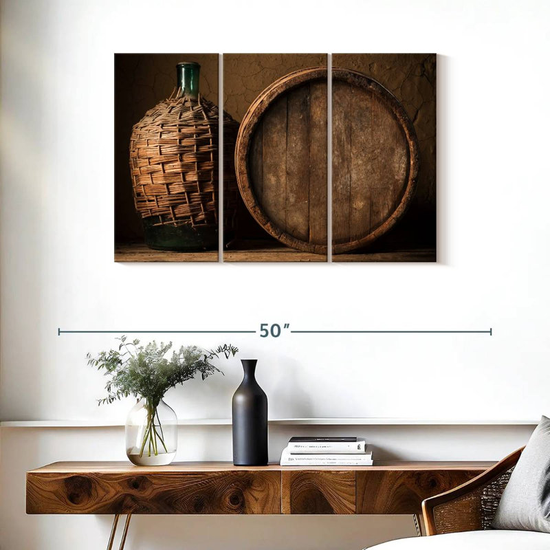 Yarlin Old Wine Barrel, 24" H x 38" W