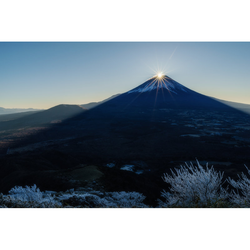 Mt. Fuji Sunrise by T-Tadanobu - Wrapped Canvas Print, 30cm H x 46cm W