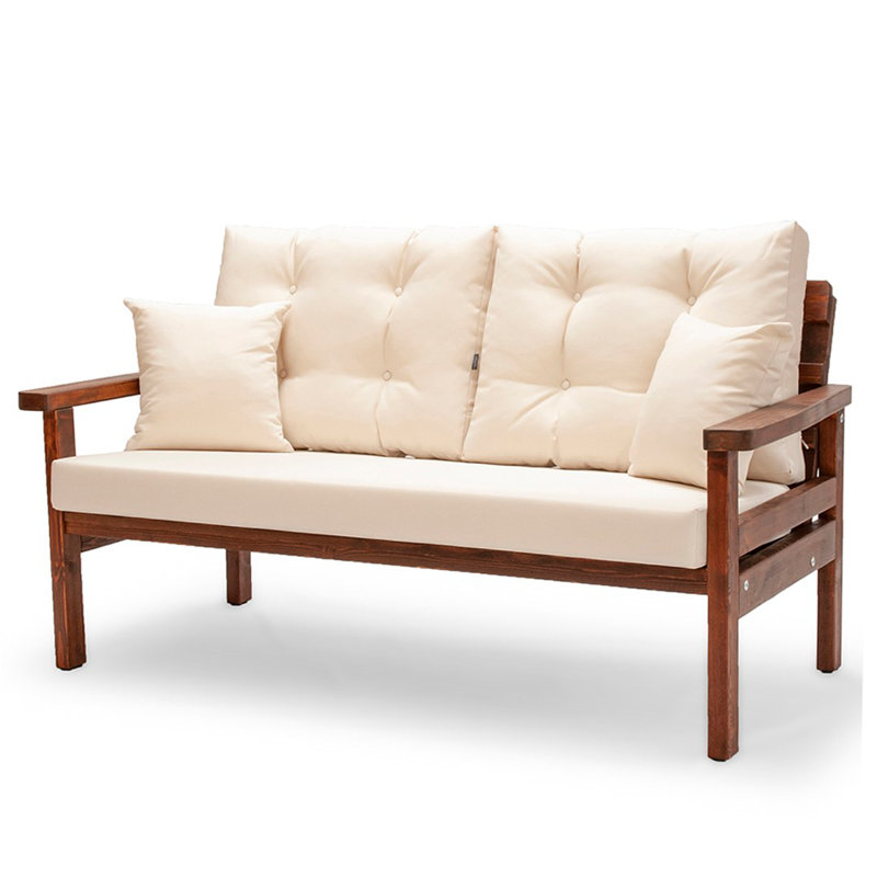 Banc en bois Dado, Blanc