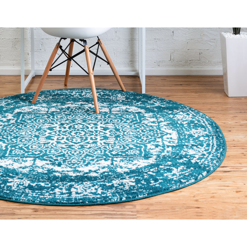 Oriental Area Rug, Round 99cm