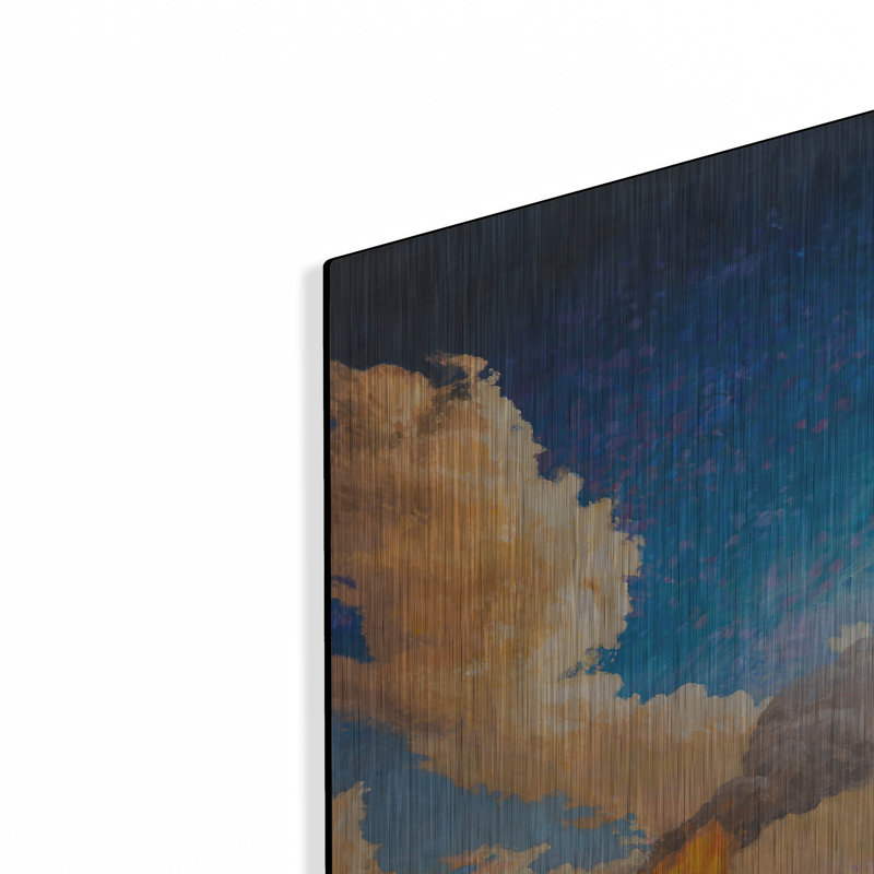 «Midi» par Eric Joyner, art mural en métal, H 24 po x l 36 po