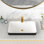 Lavabo de salle de bain rectangulaire encastré 19 po x l 12 po