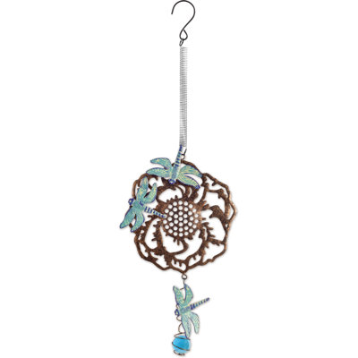 Dragonfly Rose Bouncy Garden Decor
